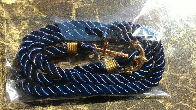Unisex DIY Rope Hooks Charm Bracelets