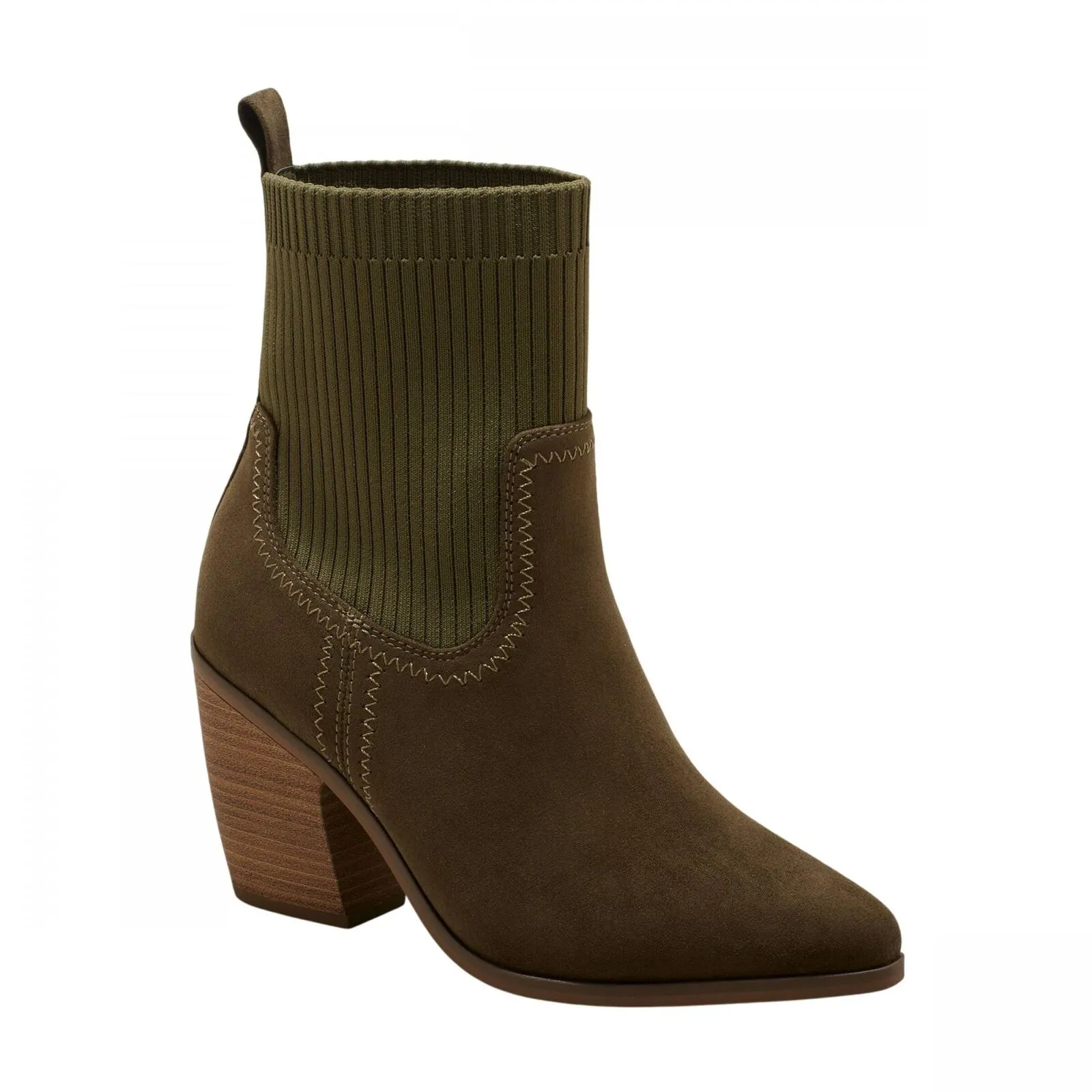 Universal Thread Womens Kinley Ankle Boots 88225814 Dark Olive Green 12M