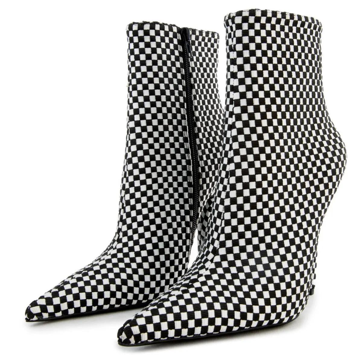 Vedette Ankle Boots Black/White