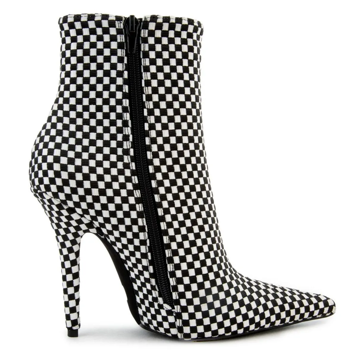Vedette Ankle Boots Black/White