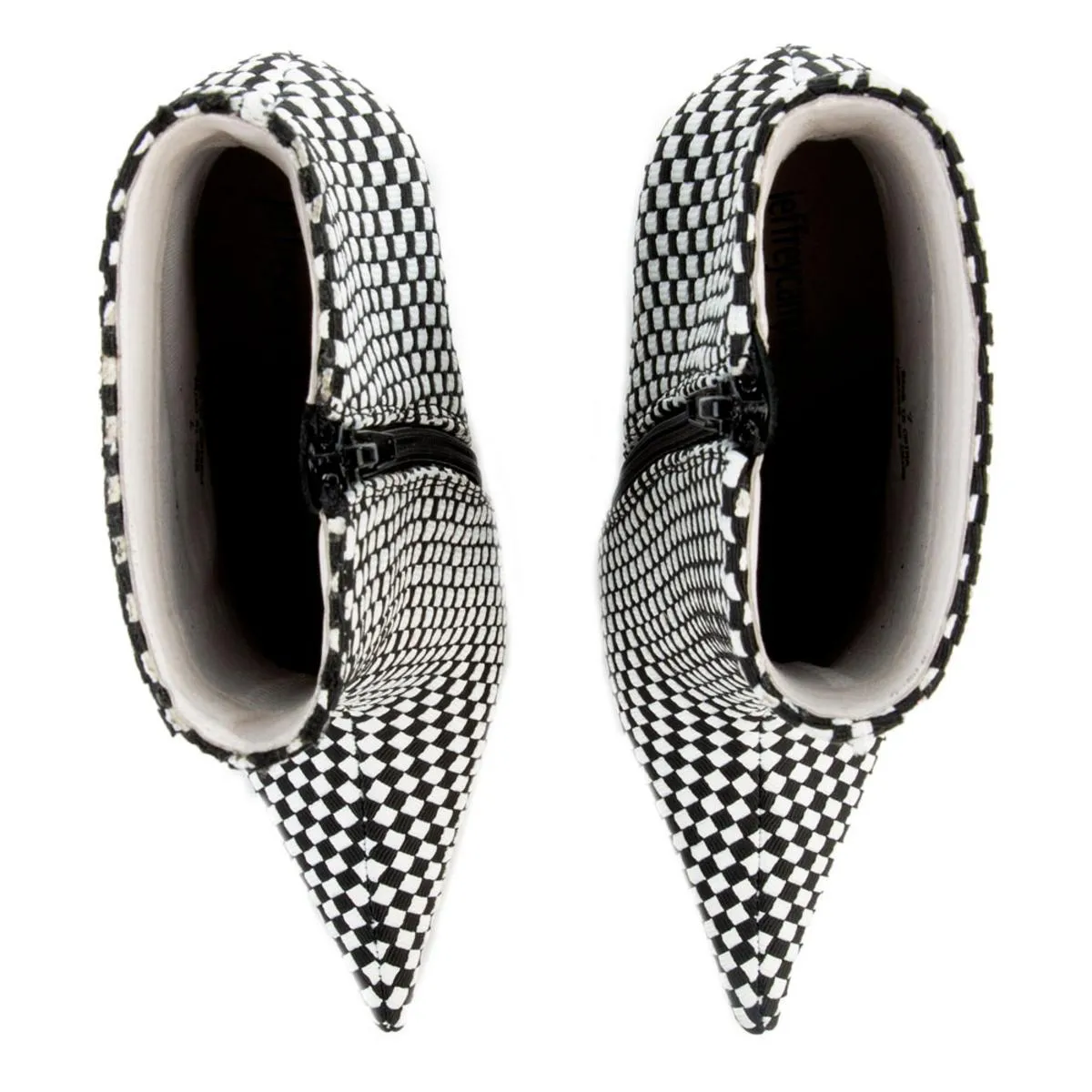 Vedette Ankle Boots Black/White