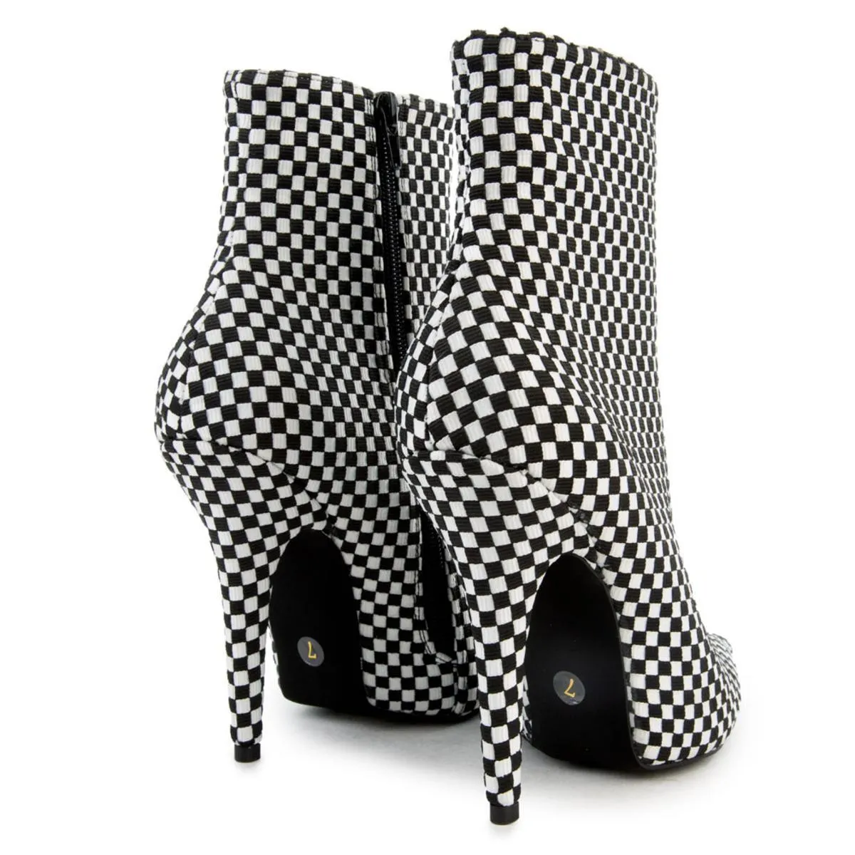 Vedette Ankle Boots Black/White