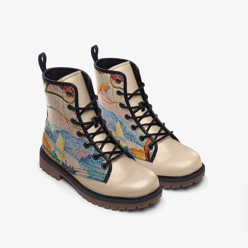 Vegan Leather Unisex Boots