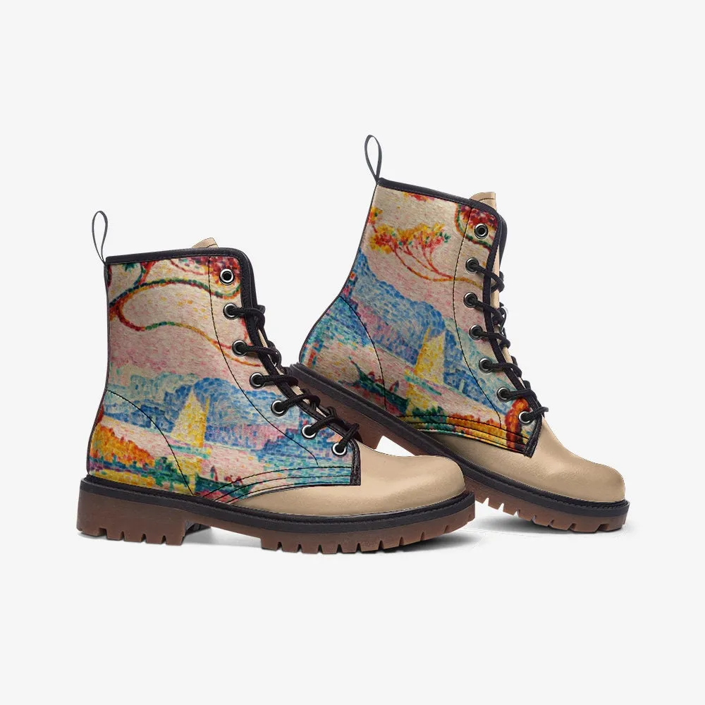 Vegan Leather Unisex Boots