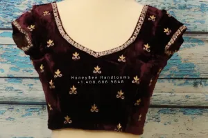 Velvet blouse indian,Latest indian blouse designs,saree blouse designs indian,saree stitched blouse,south indian blouse,designer blouse