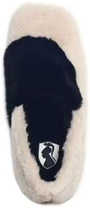 VHNY | Color Block Faux Fur Slippers | Multi | Size 9