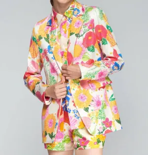 Vilagallo - Sequin Floral Blazer