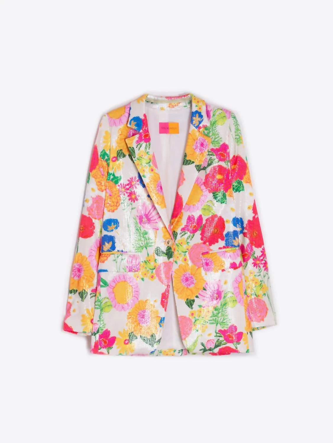 Vilagallo - Sequin Floral Blazer