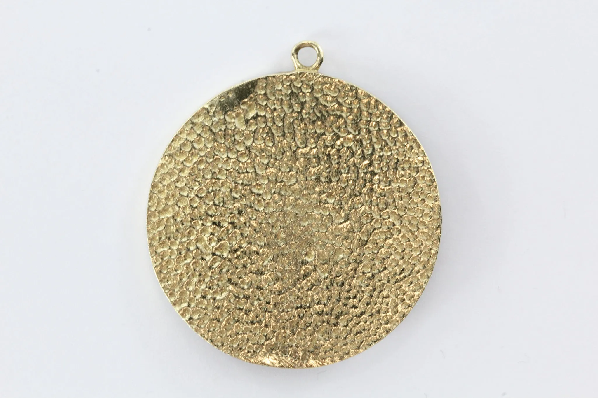 Vintage 14K Gold Virgo Queen of the Night Pendant Charm