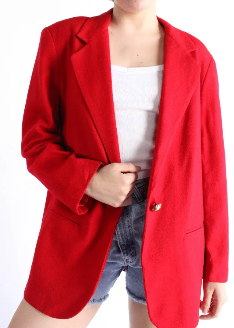 Vintage Wool Blazer S0212
