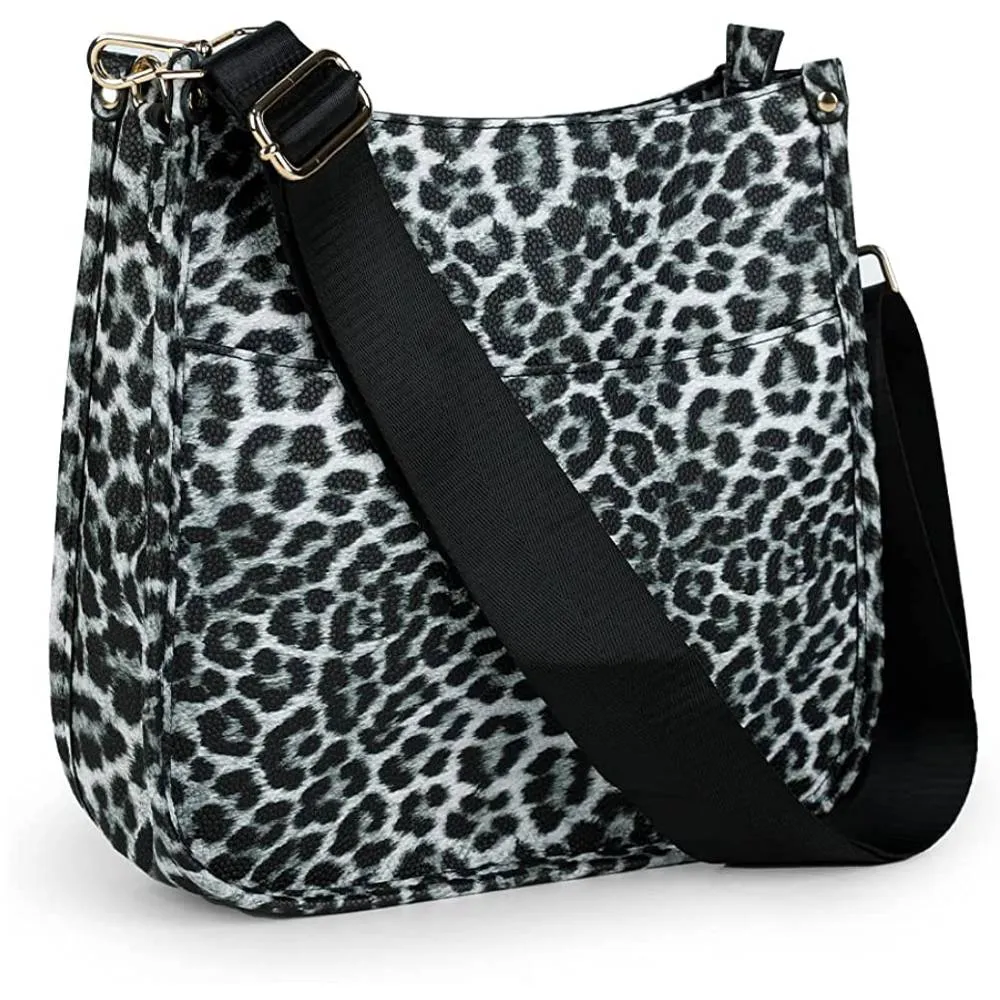 Viva Terry Vegan Leather Crossbody Fashion Shoulder Bag Purse with Adjustable Strap | Multiple Colors