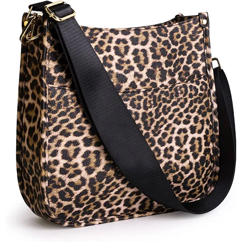 Viva Terry Vegan Leather Crossbody Fashion Shoulder Bag Purse with Adjustable Strap | Multiple Colors