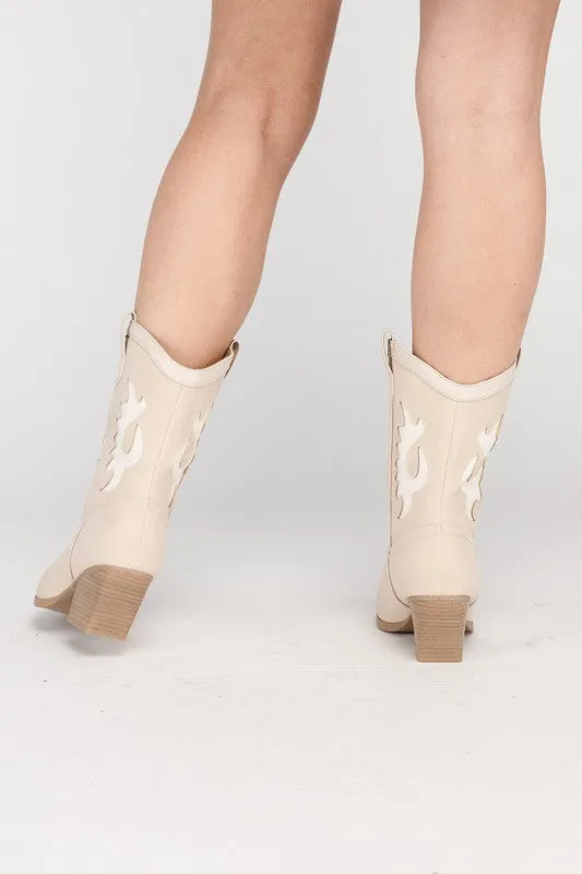 Western High Ankle Boots