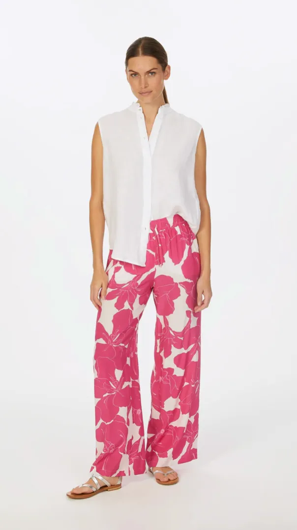 White Linen Blouse