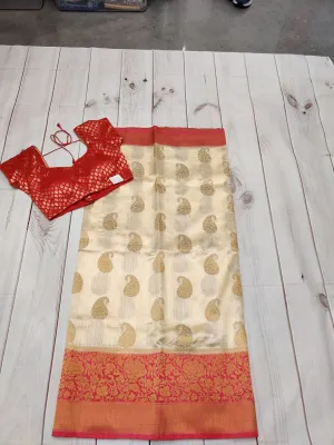 White silk saree,red Blouse,Saree Belt,Saree stitched blouse,handloom sarees,Ready to wear saree blouse,Stitchedsareeblouse