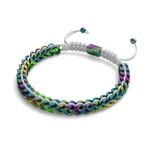 White x Unicorn Silver | Gaia Wheat Chain Bracelet
