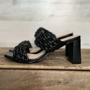 Wicker Heel Black