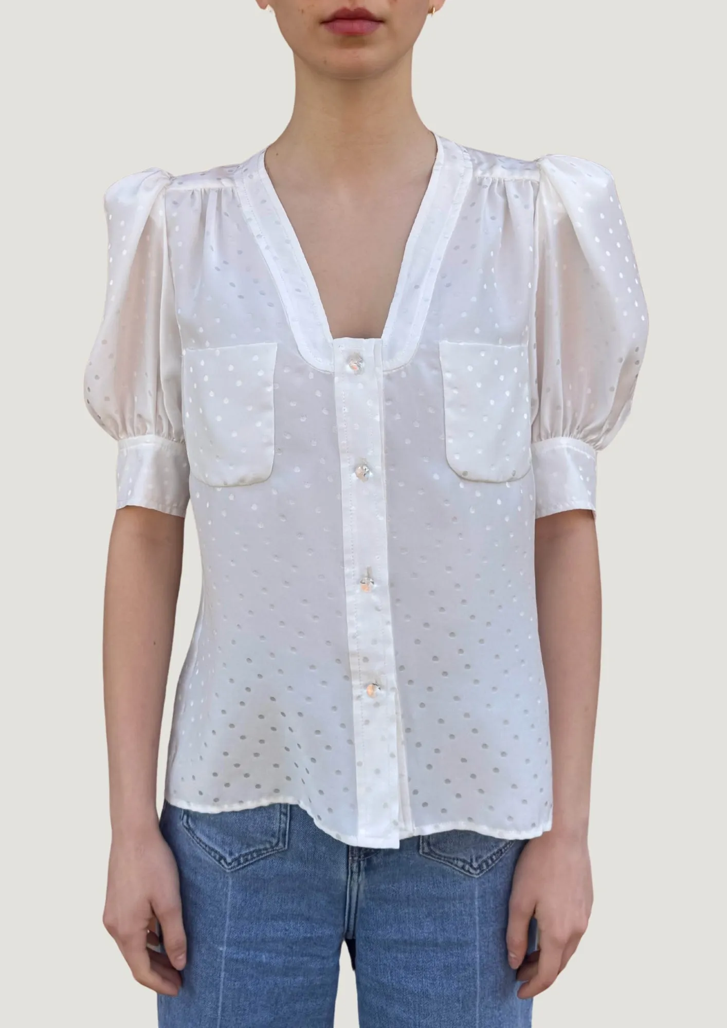 Wilma Short-Sleeve Blouse - MTO