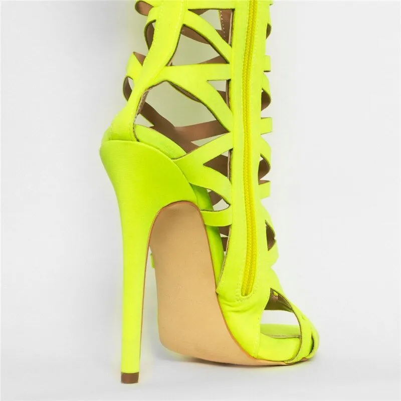 Women High Heels Long Over Knee Pants Boots Shoes