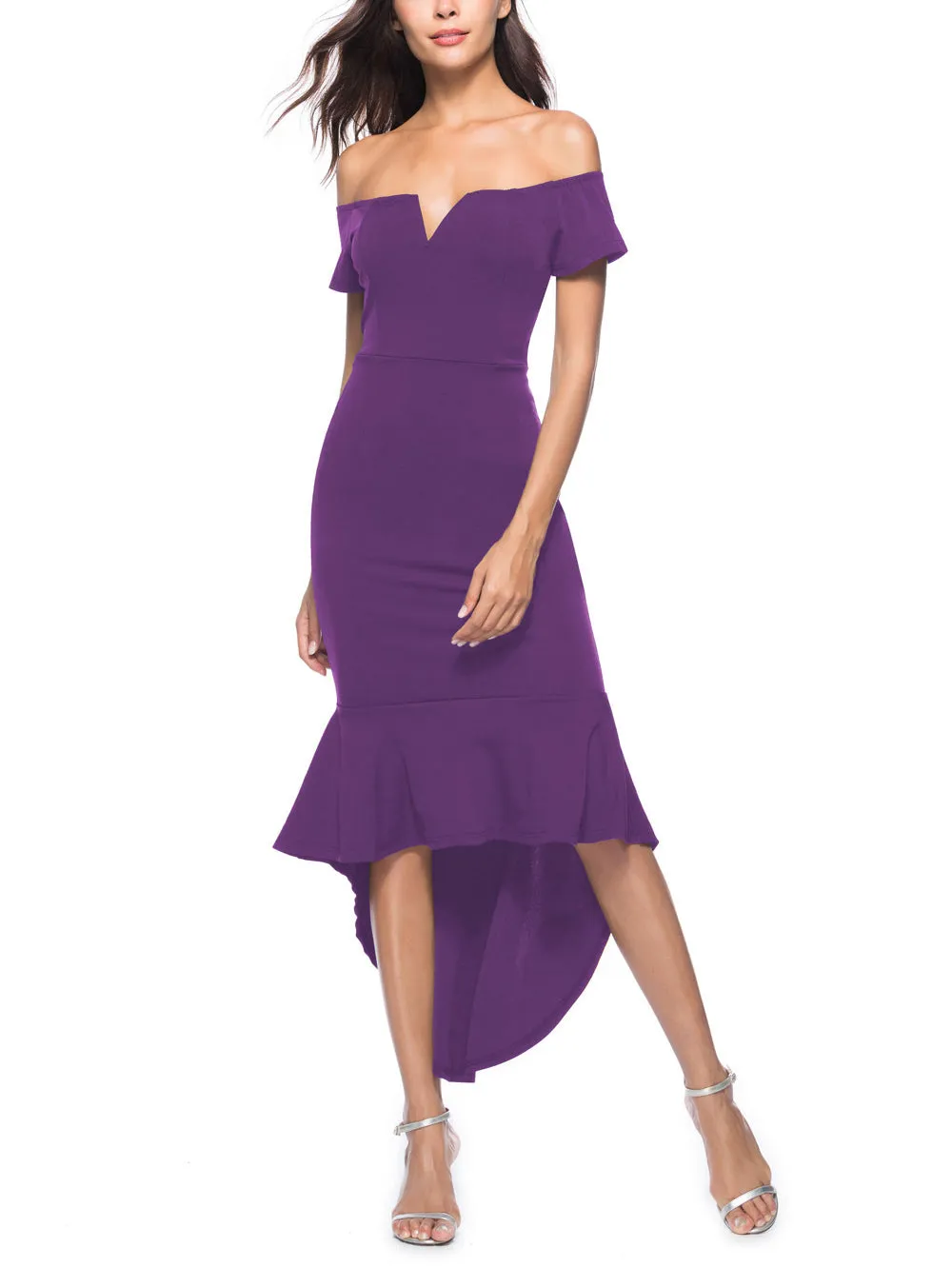 Women New Sexy Irregular Dress