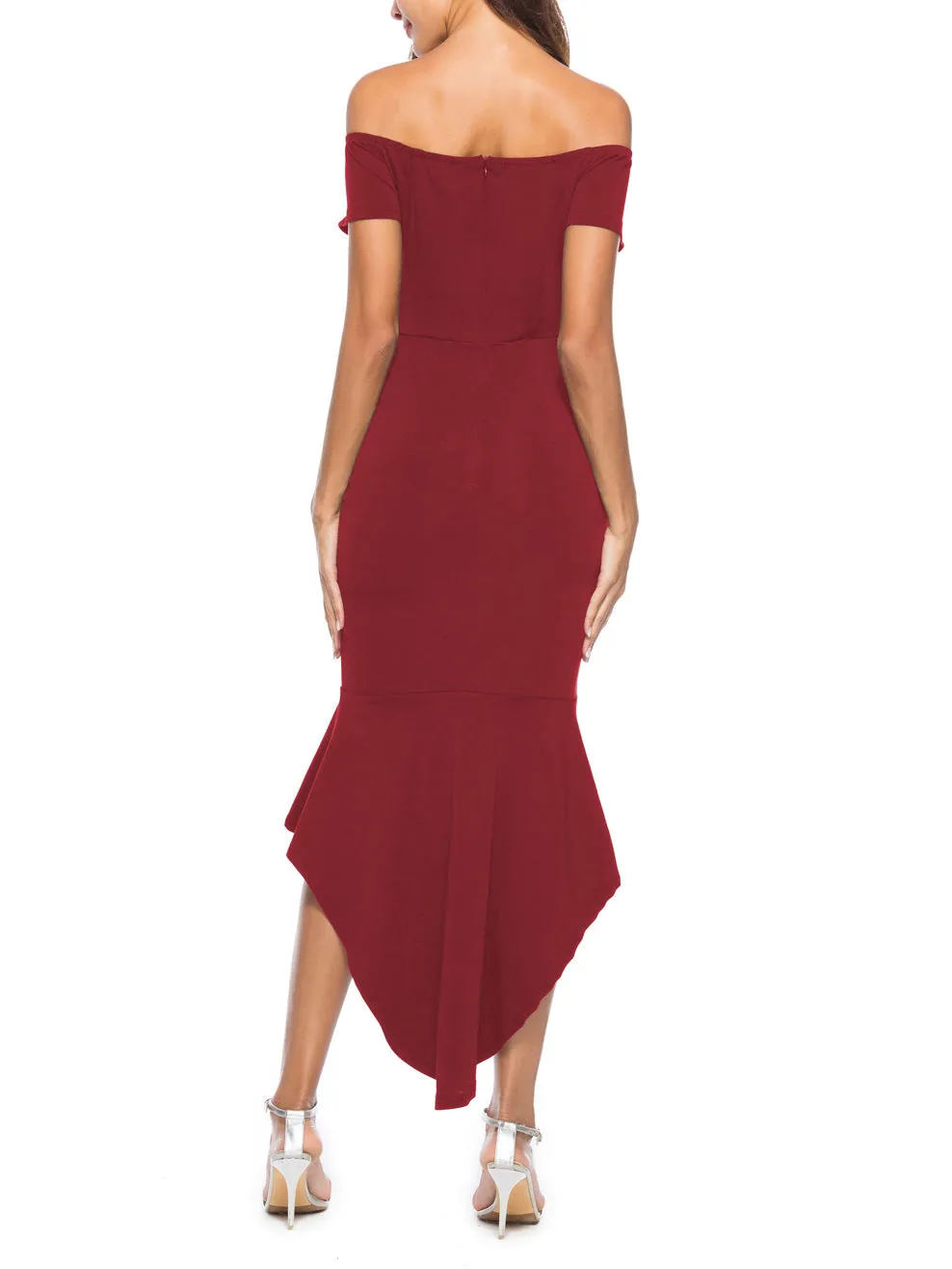 Women New Sexy Irregular Dress
