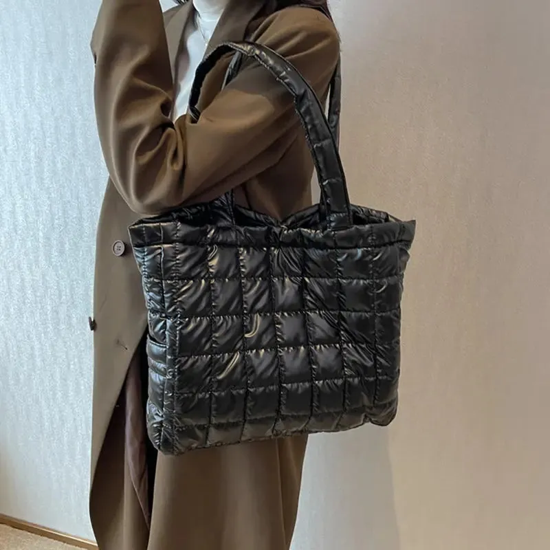 Women Shoulder Bags Fashion Plaid Handbag