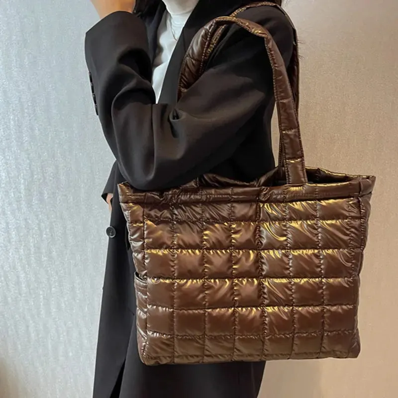 Women Shoulder Bags Fashion Plaid Handbag