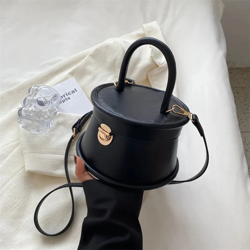 Women White Bucket Totes / Crossbody
