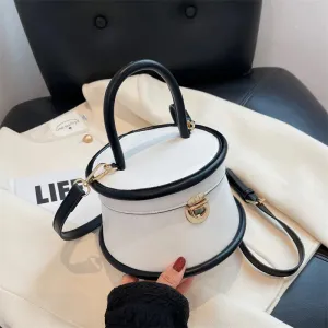 Women White Bucket Totes / Crossbody