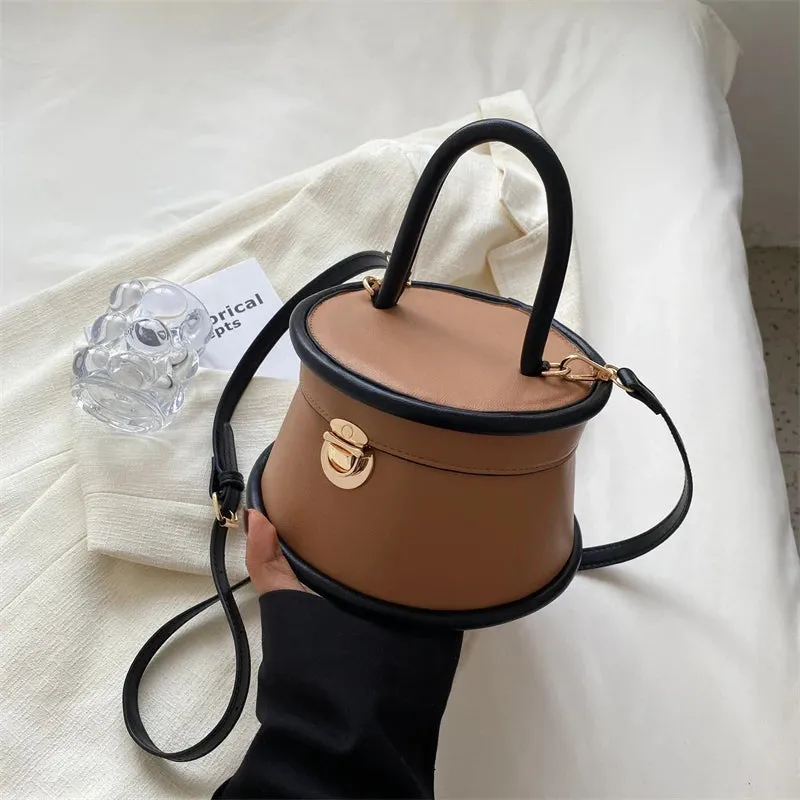 Women White Bucket Totes / Crossbody