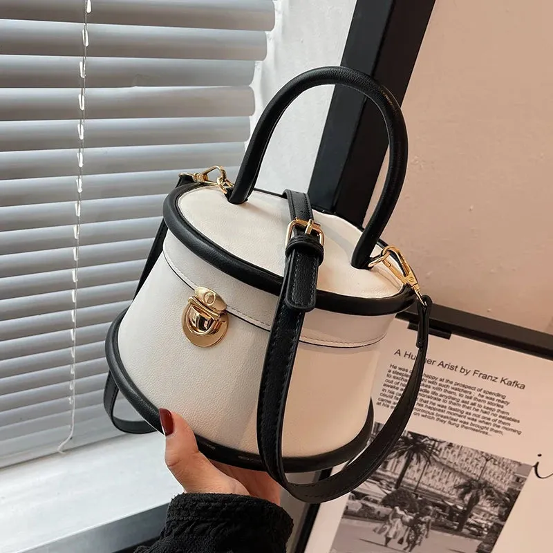 Women White Bucket Totes / Crossbody