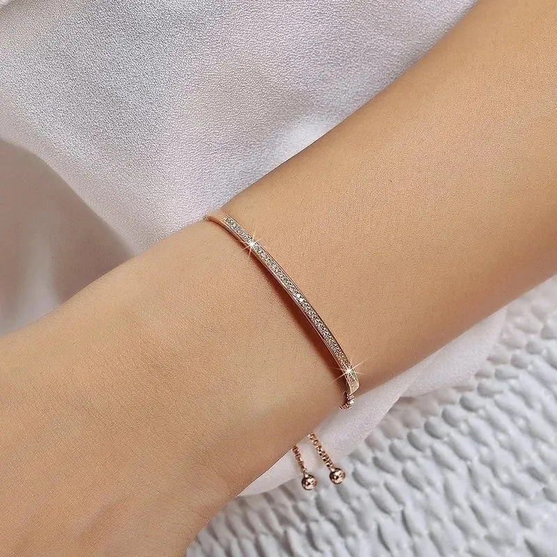 Women's Adjustable 925 Sterling Silver Bracelet