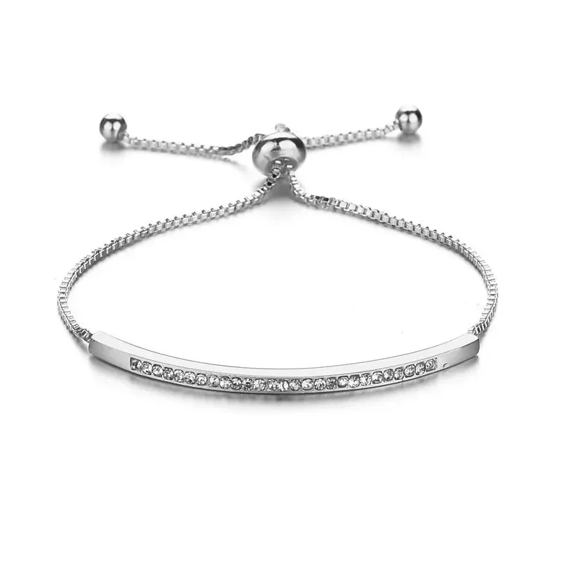 Women's Adjustable 925 Sterling Silver Bracelet
