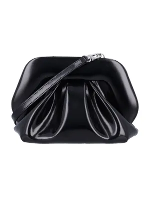 Women's Gea Clutch Vegan Patent in Black | 24ATMFW24GS1 Color BLACK