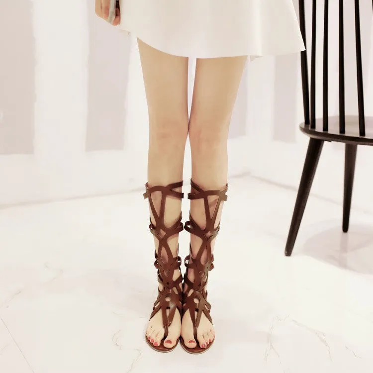 Women's Gladiator Sandals Wedge Heel Dress Shoes for Summer 2903