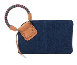 WOMEN'S HOBO SABLE WRISTLET | DARK DENIM
