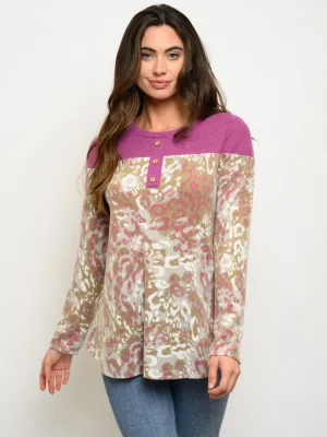 WOMEN'S LONG SLEEVE TUNIC TOP
