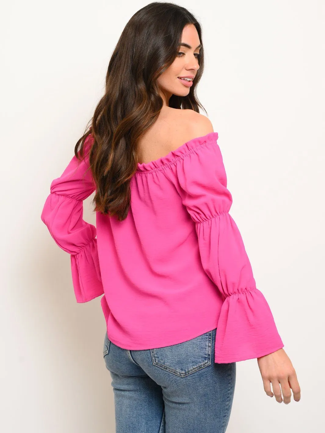 WOMEN'S OFF SHOULDER TOP