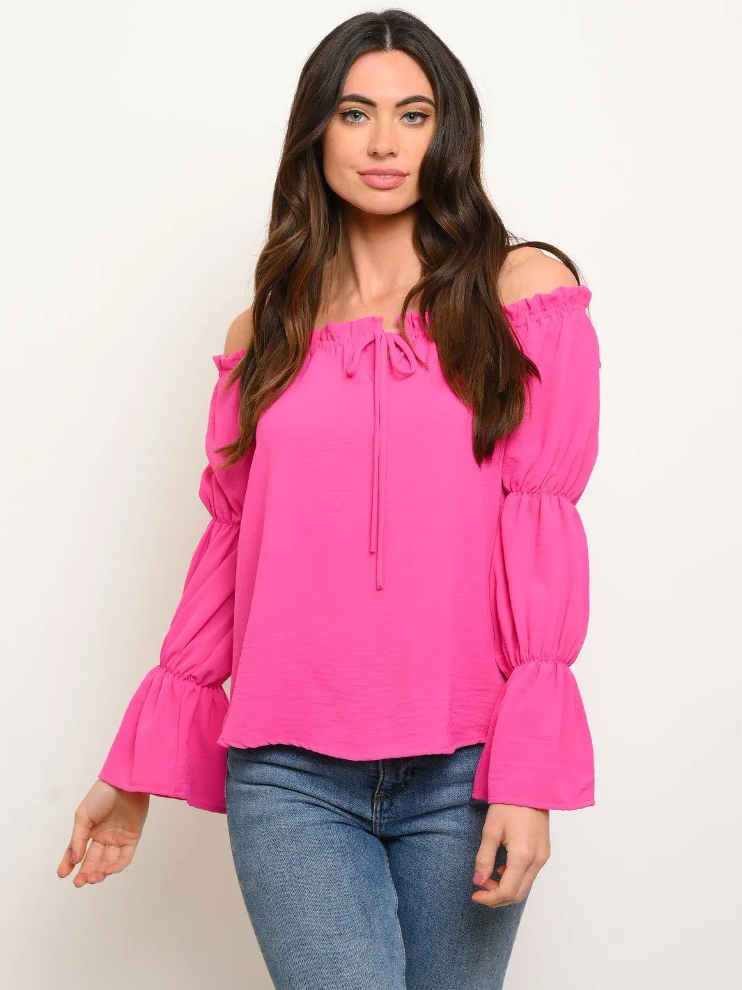 WOMEN'S OFF SHOULDER TOP