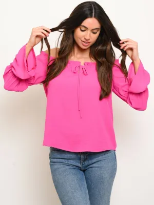 WOMEN'S OFF SHOULDER TOP