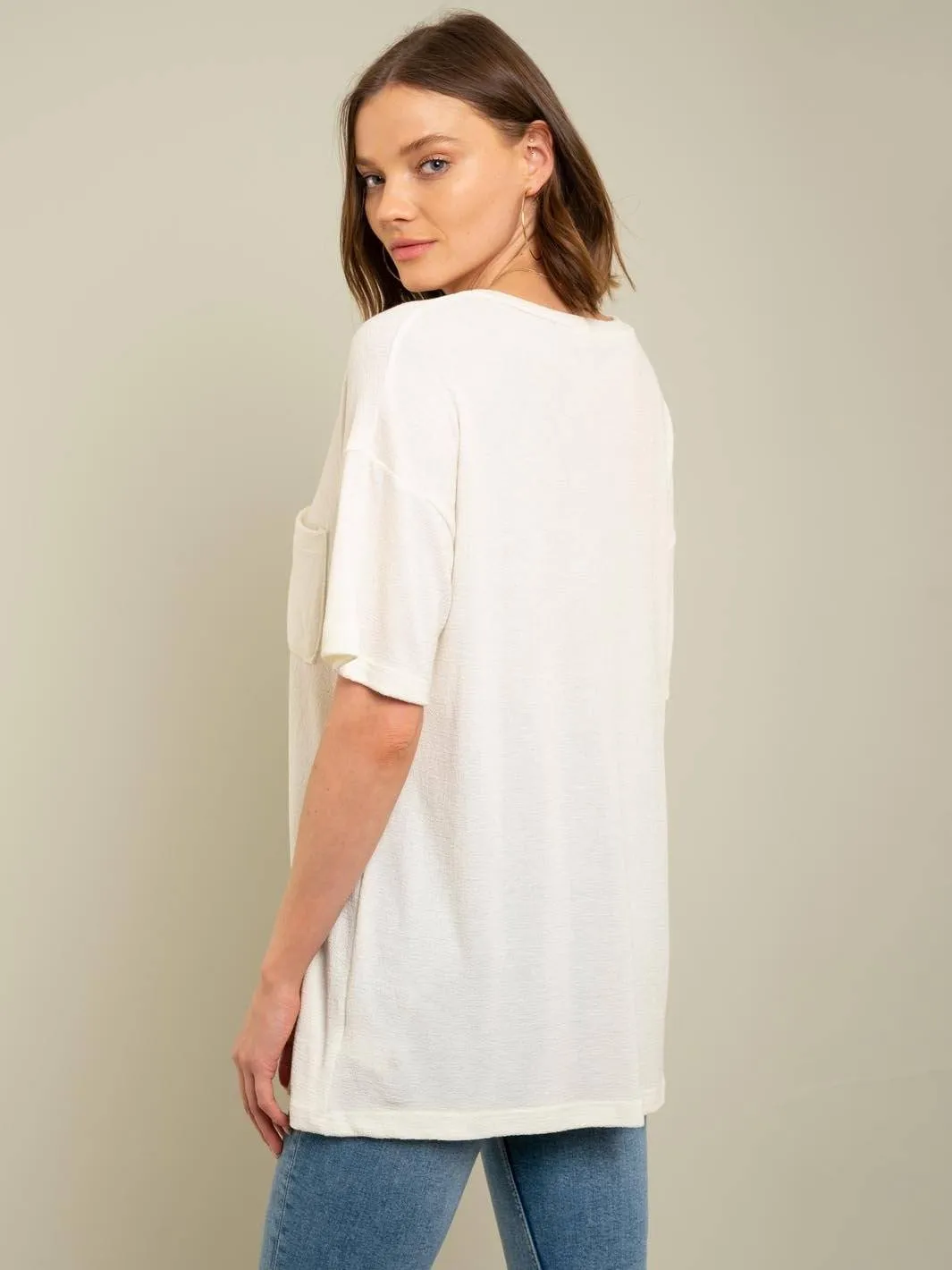 WOMEN'S ONE POCKET TUNIC TOP