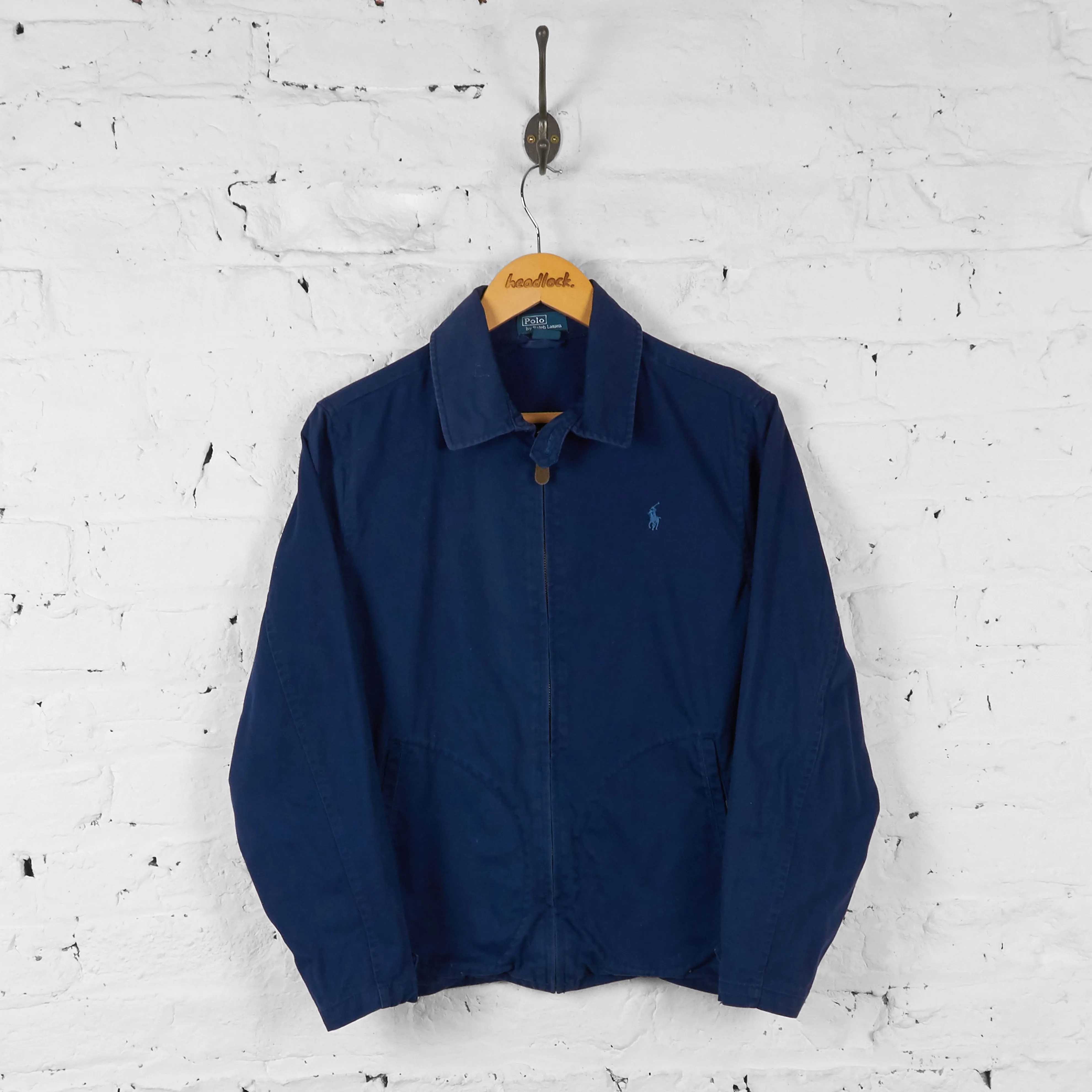 Womens Ralph Lauren Bomber Jacket - Blue - Womens L