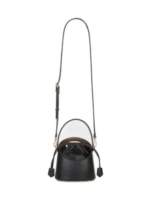 Women's Saturno Mini Bucket Bag in Black | 1P0808508 Color 0001