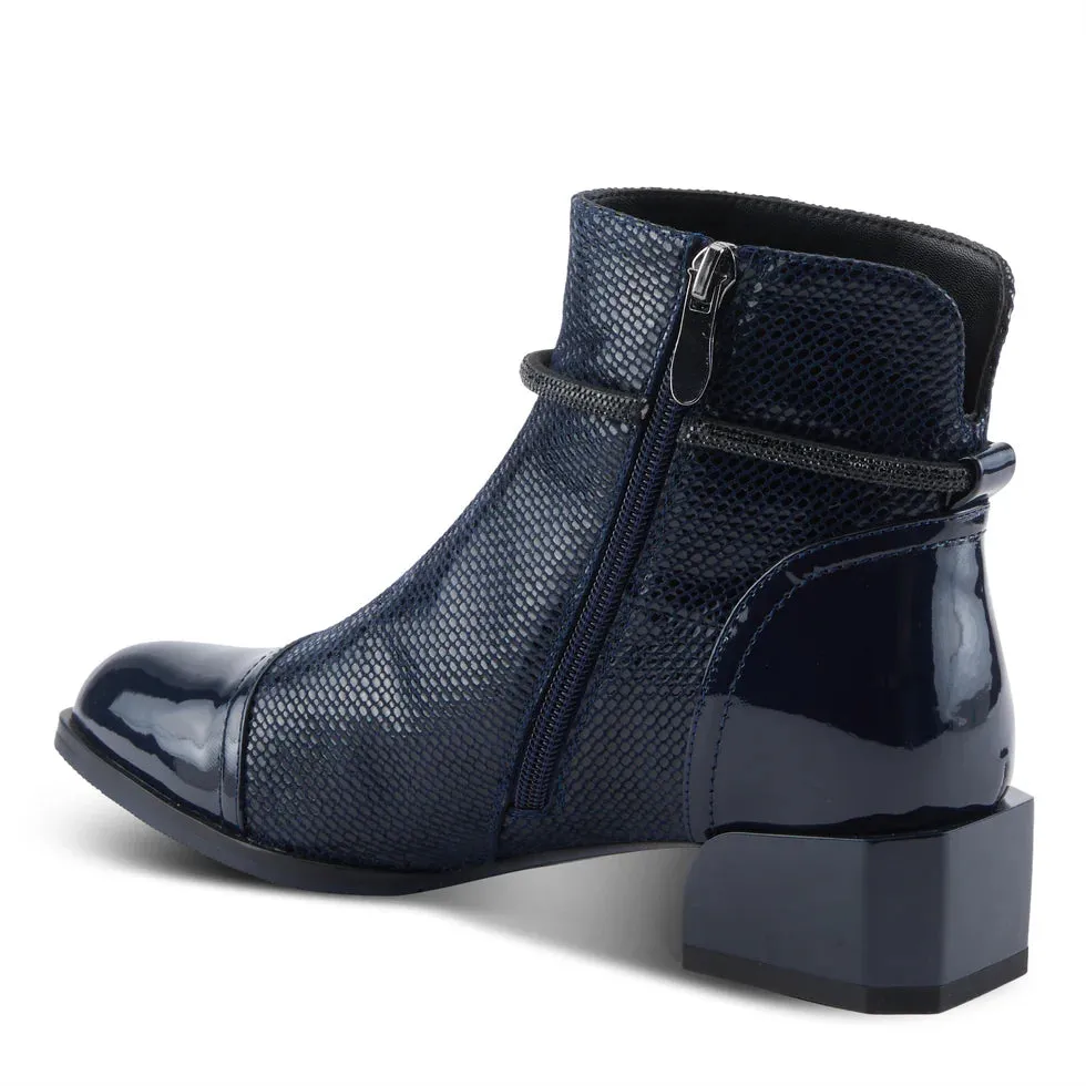 Women's Spring Step | Shelbi Ankle Bootie by Azura | Black Patent