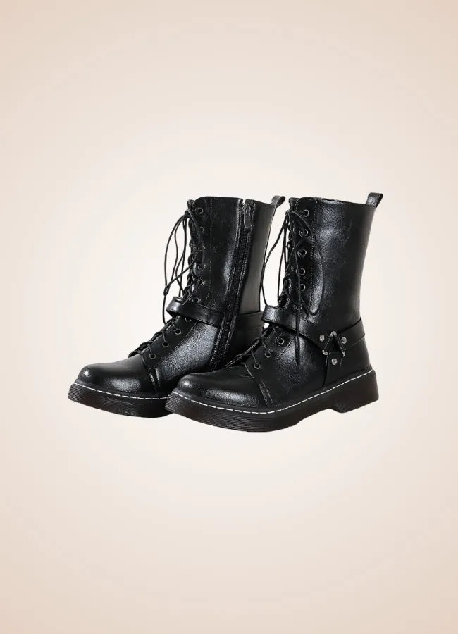 Women's Steampunk Straps Boots