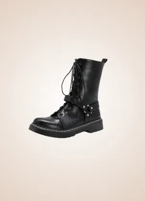 Women's Steampunk Straps Boots