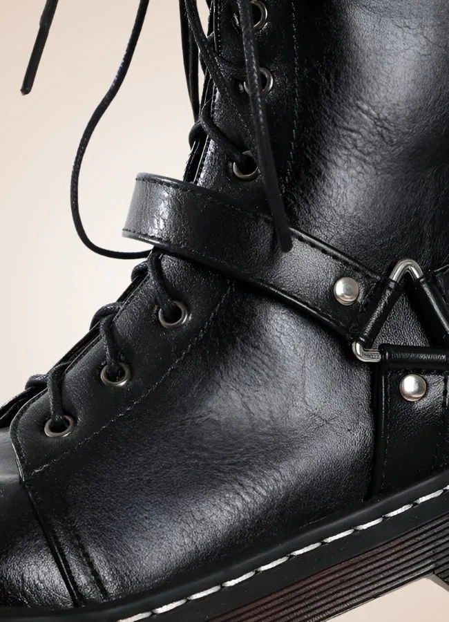 Women's Steampunk Straps Boots
