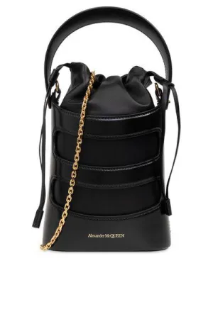 Women's The Rise Mini Bucket Bag in Black | 7959001VPGI1000