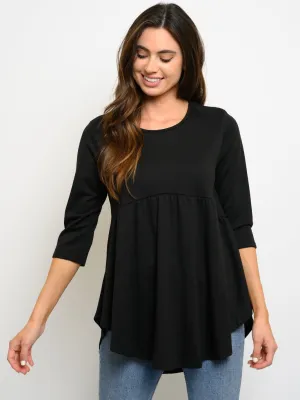 WOMEN'S TUNIC 3/4 SLEEVES TOP