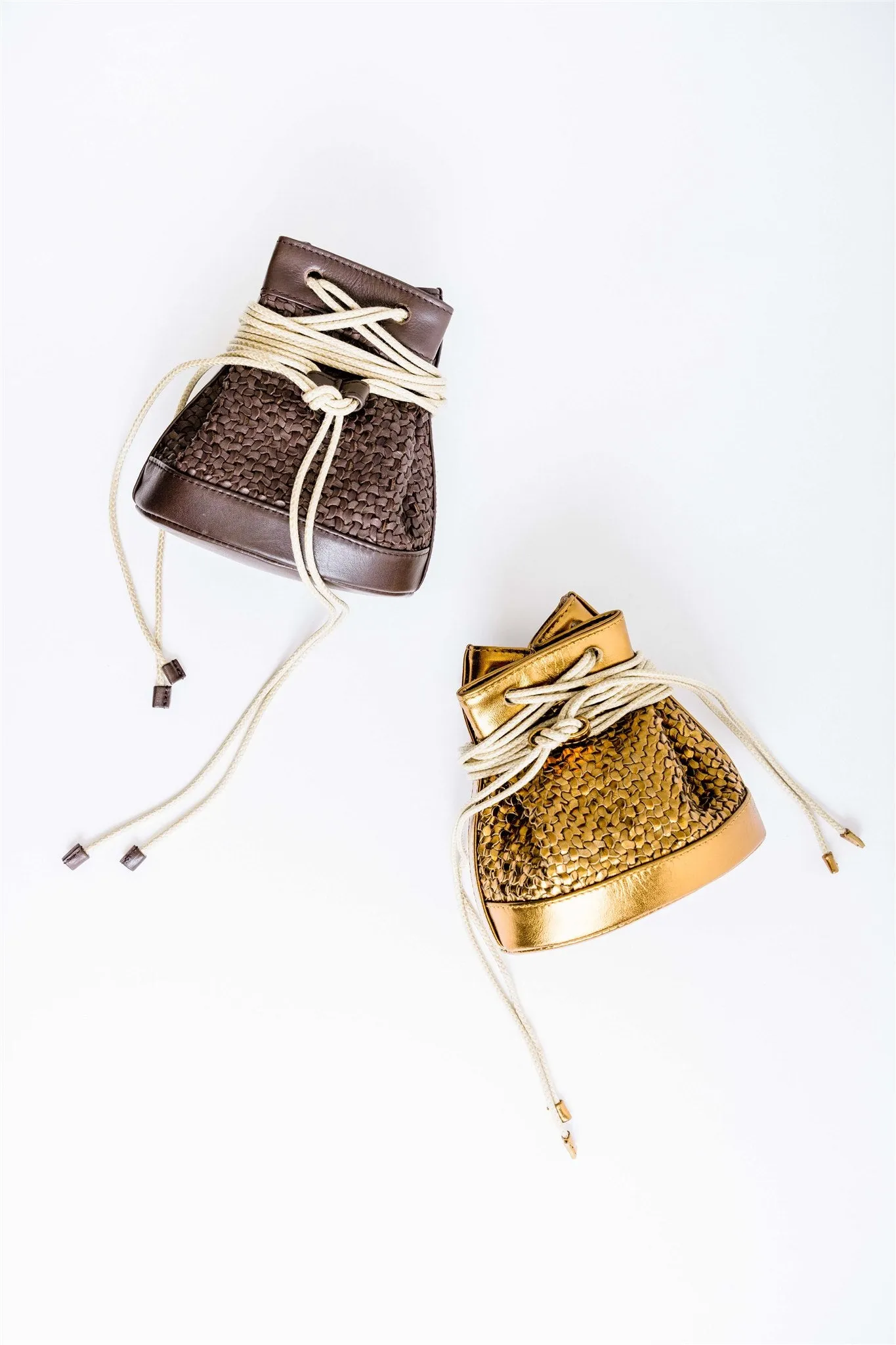 Woven Bucket Bag
